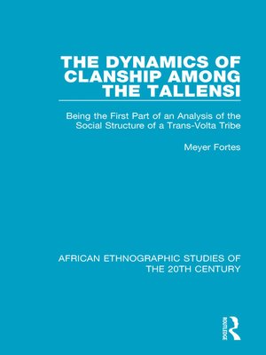 cover image of The Dynamics of Clanship Among the Tallensi